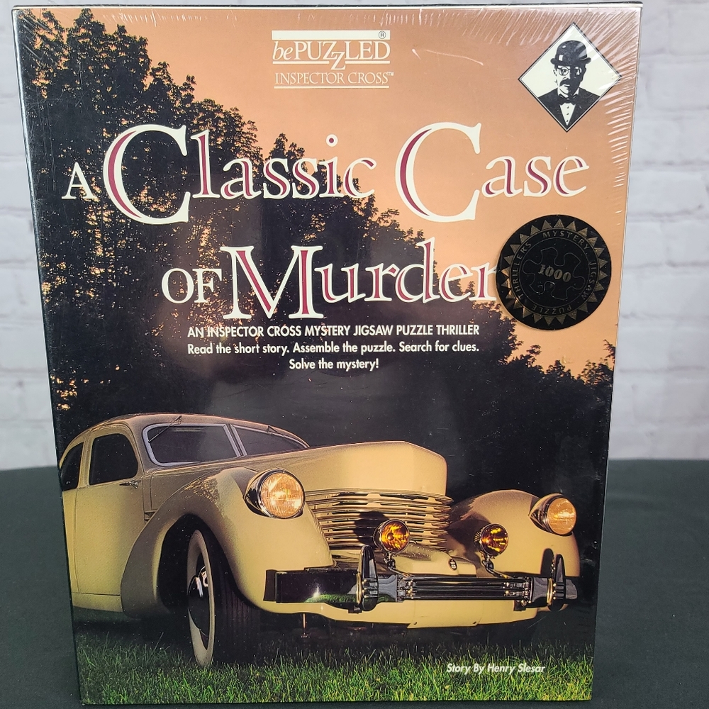 A Classic Case Of Murder Puzzle. 1000 pieces